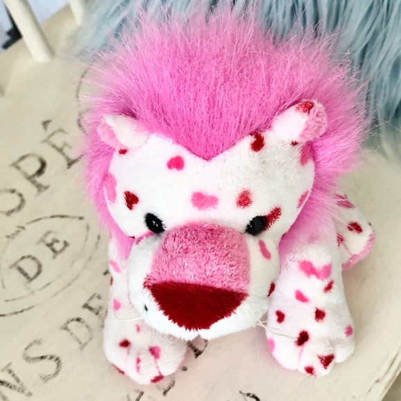 WEBKINZ Love Lion, Ganz, Stuffed Animal, Plush, Toy, Nice Condition, NO CODE - Picture 8 of 15